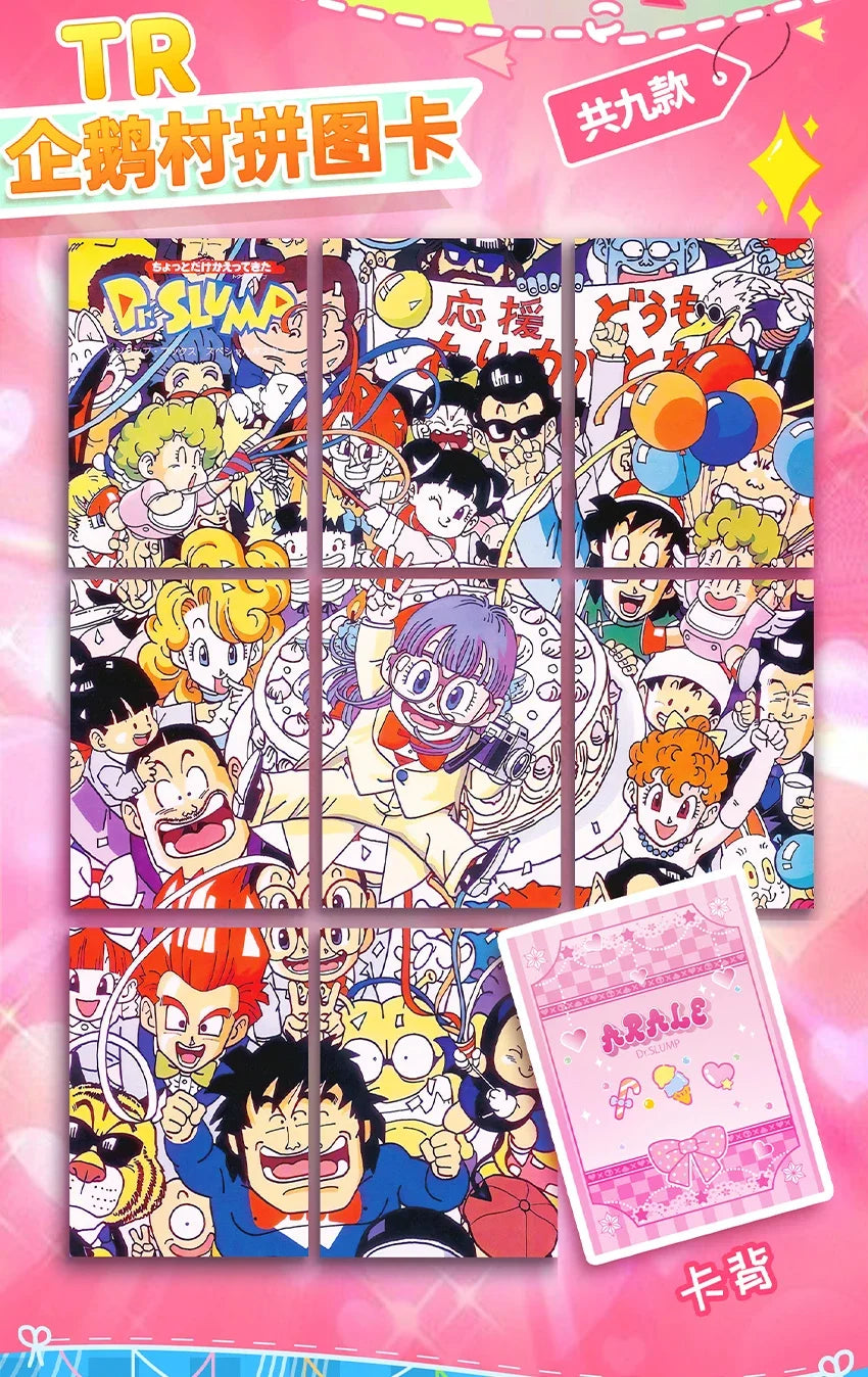 Tarjetas Arale originales Akira Toriyama, figuras de autorretrato, tarjeta rara SE SP BP, periferia de animé, tarjeta coleccionable, juguete para regalo