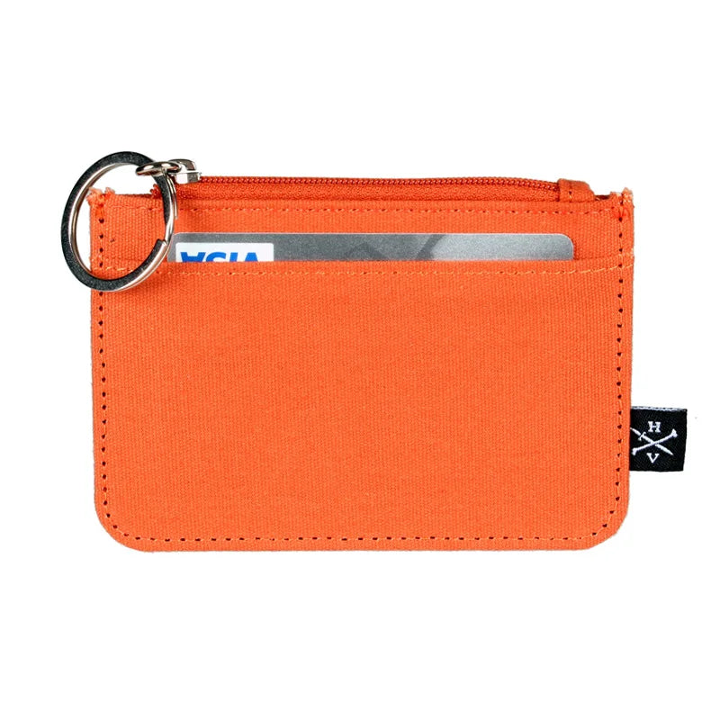 Monedero para mujer, cartera delgada minimalista para hombre, tarjetero, monedero de lona 4642