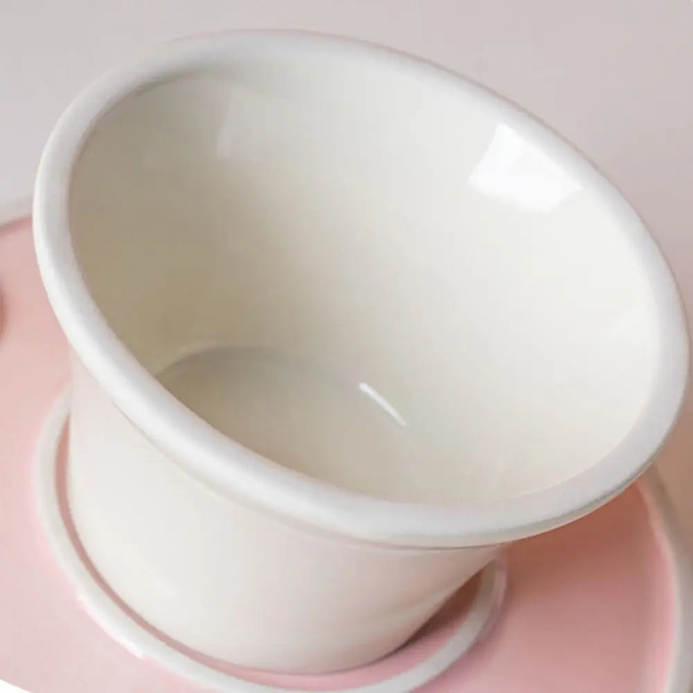 Cuenco de Cerámica para Gatos, Comedero Lento, Lindo, Multiusos, con Base Alta, Gran Capacidad, Antideslizante, Recipiente para Agua y Comida para Perros