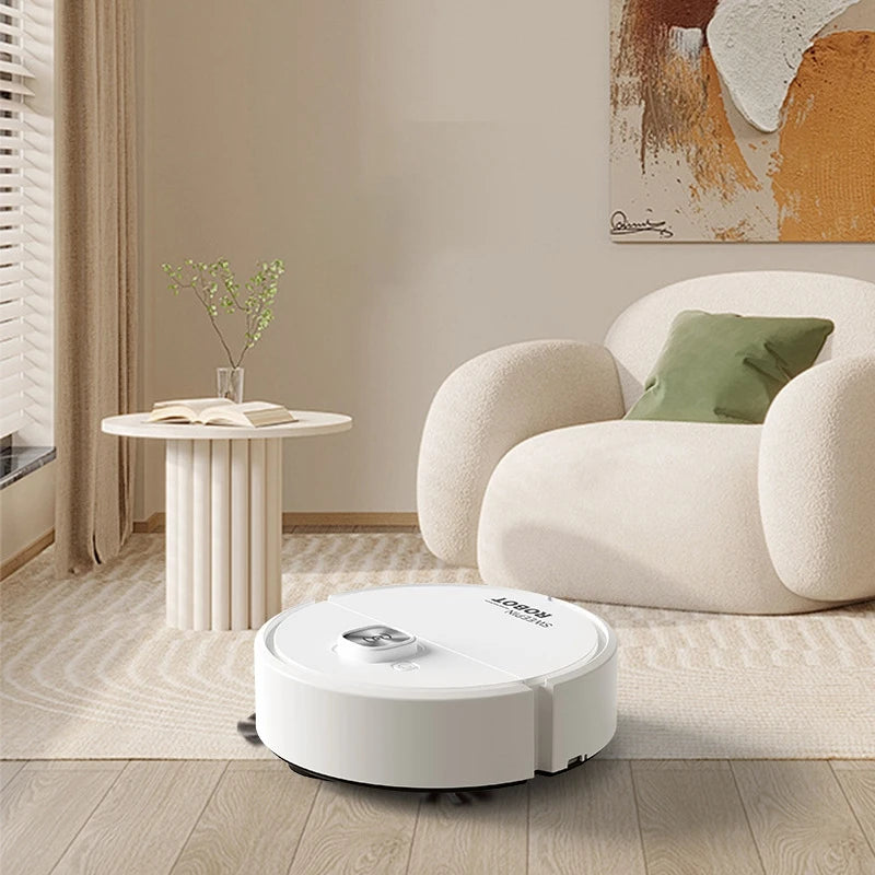 Miniaspiradora 3 en 1, Robot aspirador inteligente, barrido de polvo para el hogar, fregado para alfombras y el suelo del hogar