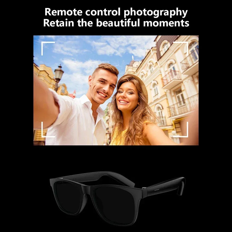 Gafas Inteligentes Lenovo con IA, 8K, Control Remoto, Cámara Táctil, Grabación, Asistente de Voz, Traductor, Bluetooth Inalámbrico