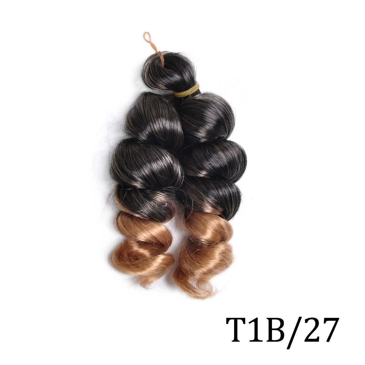 Extensiones de cabello trenzado rizado en espiral de pelo sintético de 12 pulgadas, pelo rizado rosa ombré, rizos franceses, pelo de ganchillo trenzado para mujer