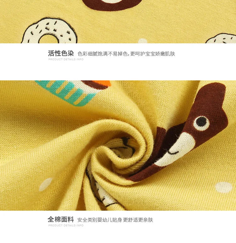 Monos de dibujos animados para bebé, mono de algodón transpirable de verano de manga corta para recién nacidos, niños y niñas, ropa para gatear