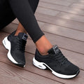 Zapatillas de deporte informales con plataforma para mujer, zapatos de malla transpirables para correr, Tenis deportivos gruesos de verano, zapatos vulcanizados de lujo 2024