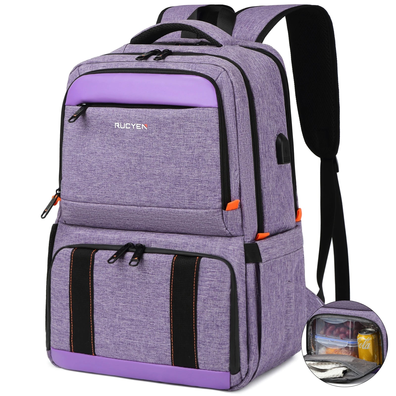 Mochila para el almuerzo, bolsa de Picnic con aislamiento, bolsa de viaje multifuncional, gran capacidad, Picnic al aire libre, Camping, mochila impermeable