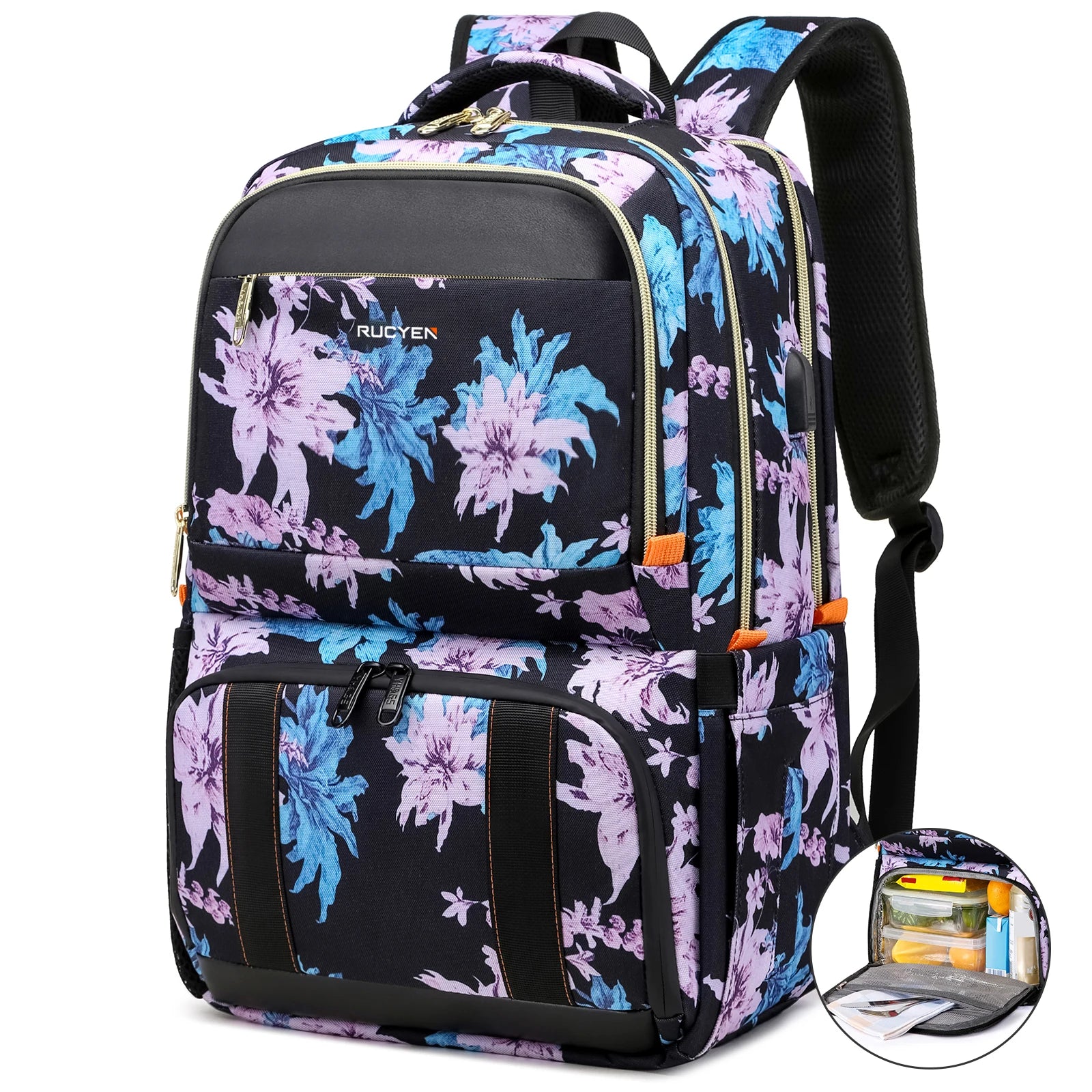 Mochila para el almuerzo, bolsa de Picnic con aislamiento, bolsa de viaje multifuncional, gran capacidad, Picnic al aire libre, Camping, mochila impermeable