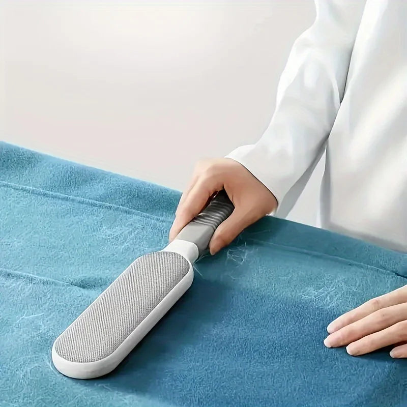 Cepillo Quitapelusas Electrostático Reutilizable de Doble Cara para Eliminar Pelo de Mascotas, para Ropa, Sofás, Muebles y Alfombras