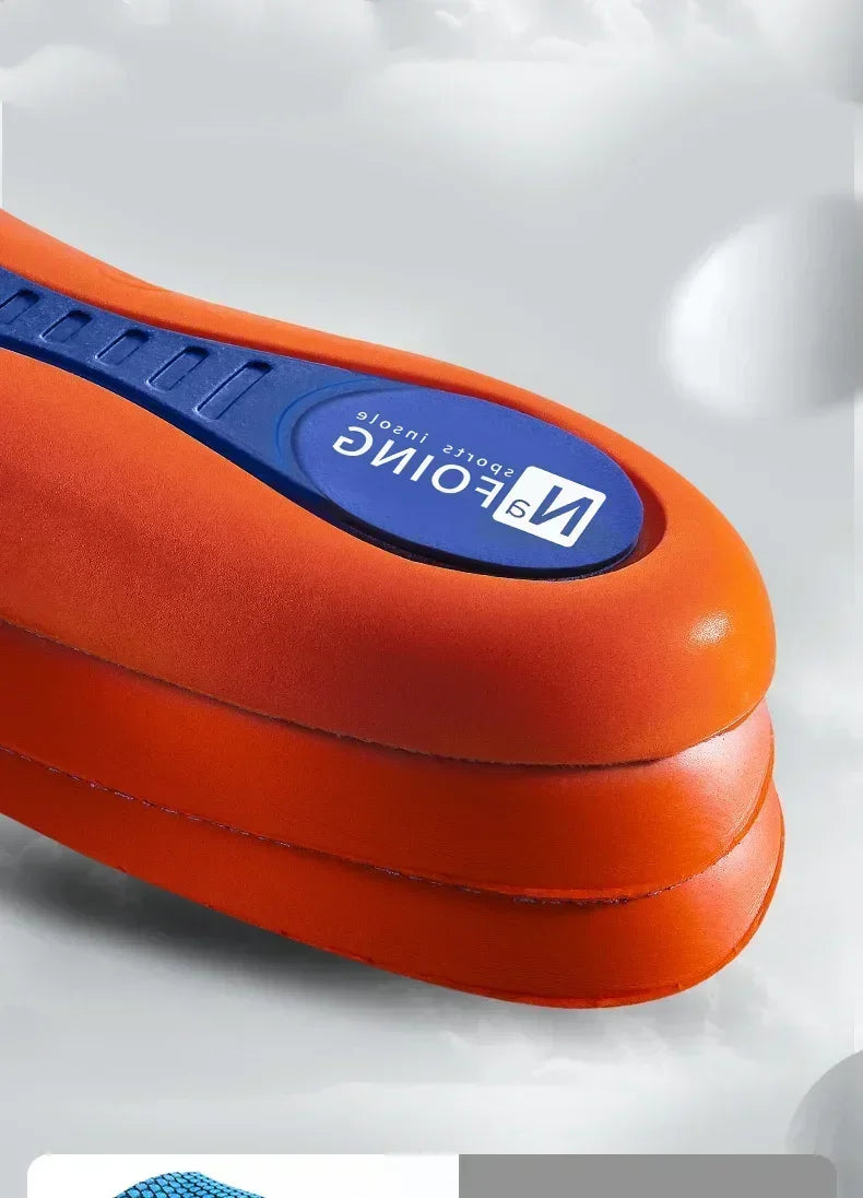 Plantilla ortopédica deportiva con absorción de impactos, suela elástica, inserciones transpirables para zapatos, plantillas ortopédicas para hombre y mujer, Amagi