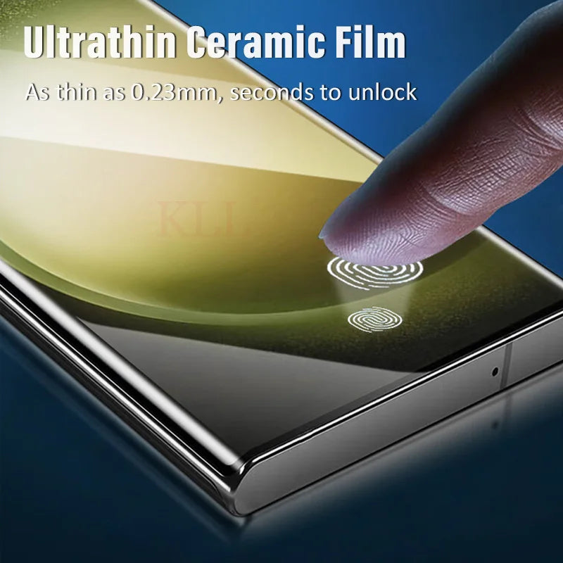 2-4 Uds película suave de cerámica mate a prueba de explosiones para Samsung S25 S24 Ultra S23 S22 S21 S20 S10 Plus Note 20 protectores de pantalla