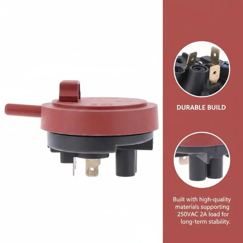 Sensor de Nivel de Agua para Lavadora de 250 VCA, 1-6 2A, Interruptor de Presión, Accesorios para Lavadora