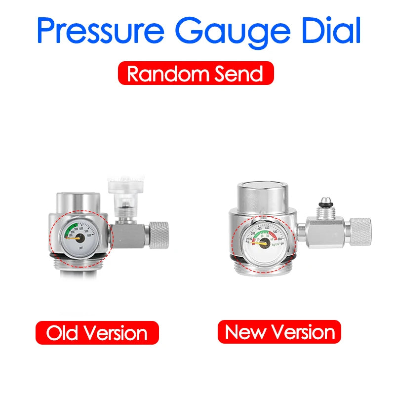 Generador de CO2 para acuario, botella de acero inoxidable de alta presión, cilindro de Gas, accesorios para acuario, 2L/1L