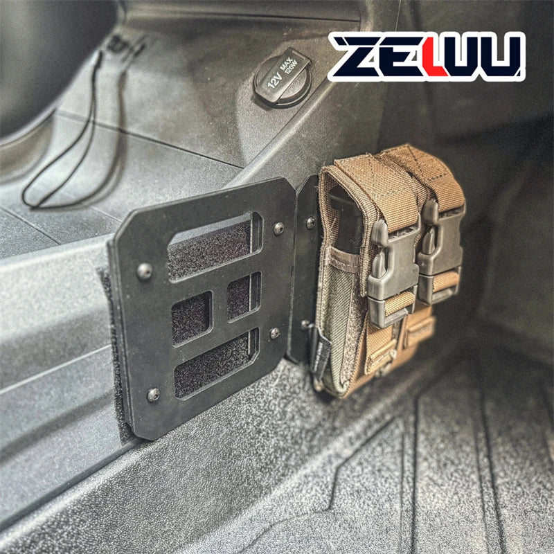 Panel Molle Portátil para Almacenamiento Modular, Organizador de Vehículos, Consola Central, Almacenamiento en el Guantera, Plástico ABS, Accesorios Interiores para Automóviles
