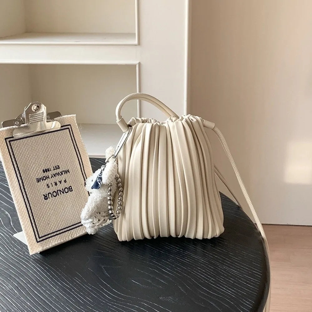 Nuevo bolso cruzado de cuero PU, bolso de hombro con bolsillo interior de uso versátil, Mini monedero elegante para mujeres y niñas