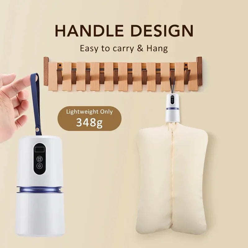 Secadora de Ropa Portátil Inteligente de 110-220V, Secadora de Ropa con Temporizador, Secadora de Ropa para Viajes al Aire Libre