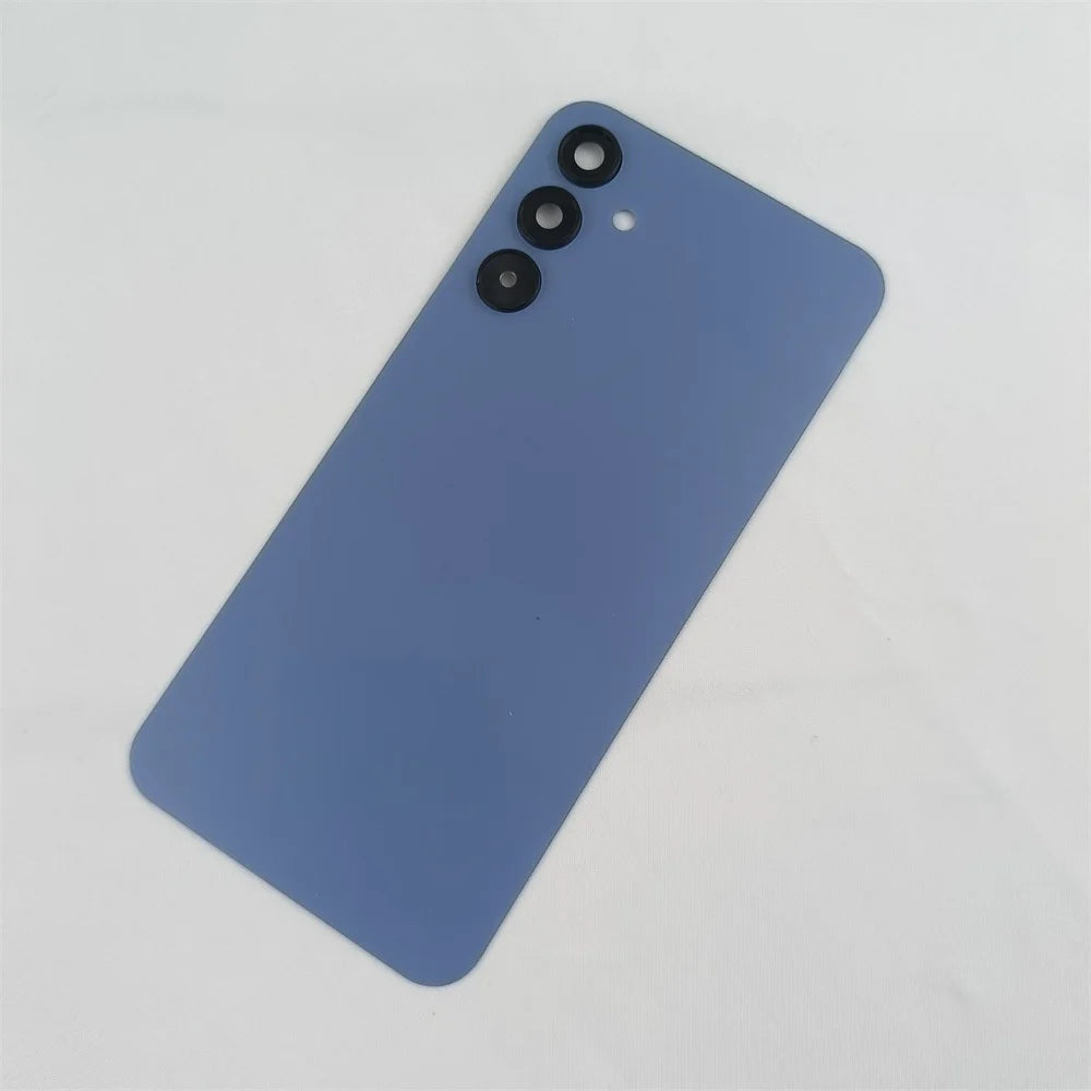 Para Samsung Galaxy A15 A 15 4G SM-A155F, Tapa Trasera de Vidrio para Batería, Carcasa Trasera, Repuestos con Lente de Cámara