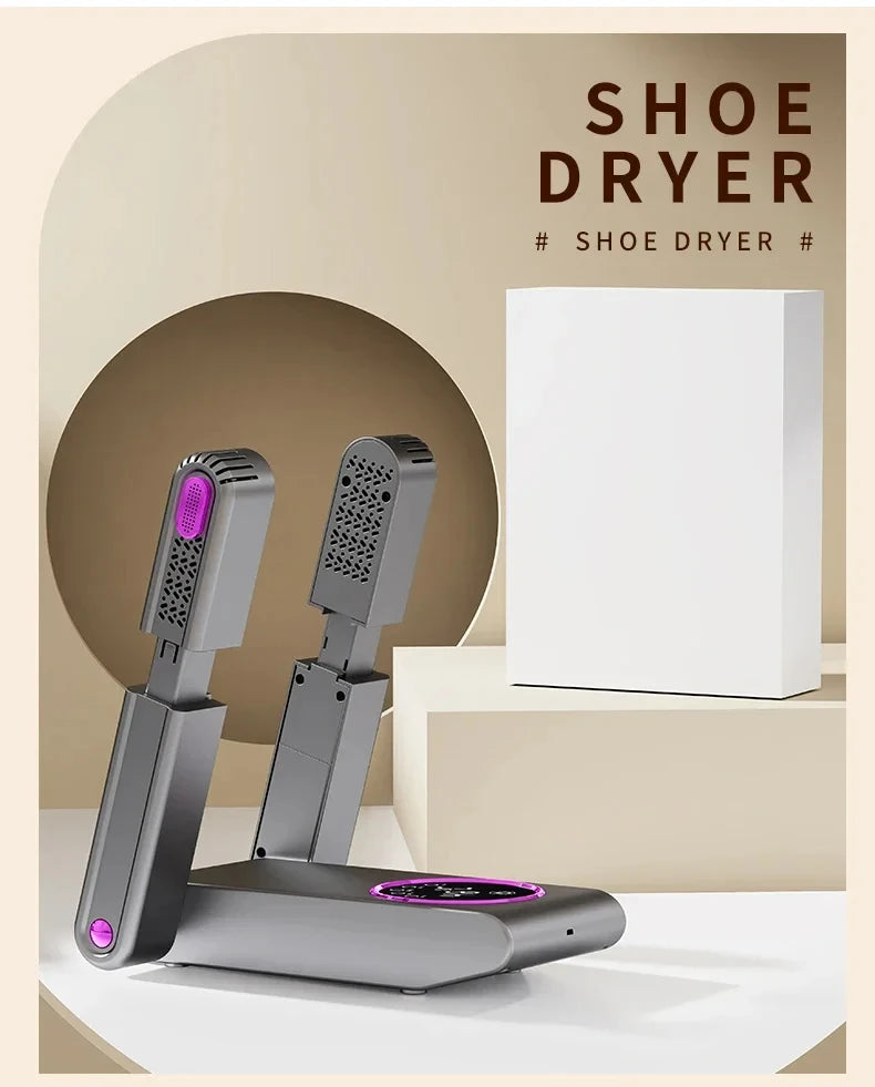 HOMEFISH Secador de zapatos eléctrico de estilo coreano 220 V - Calentador de calzado para desodorizar y esterilizar aparatos de uso doméstico