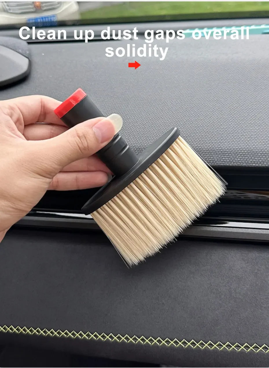 SEAMETAL cepillo de lavado de coches removedor de polvo salida de aire acondicionado de coche cepillo de eliminación de polvo cepillos de cerdas suaves para Herramientas de limpieza de automóviles