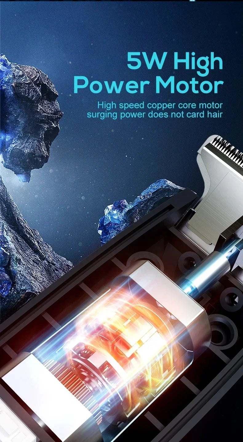 Nueva Cortadora de Pelo Eléctrica para Hombre, Recortadora Corporal y de Vello Púbico, Impermeable, con Cuchilla de Cerámica Reemplazable