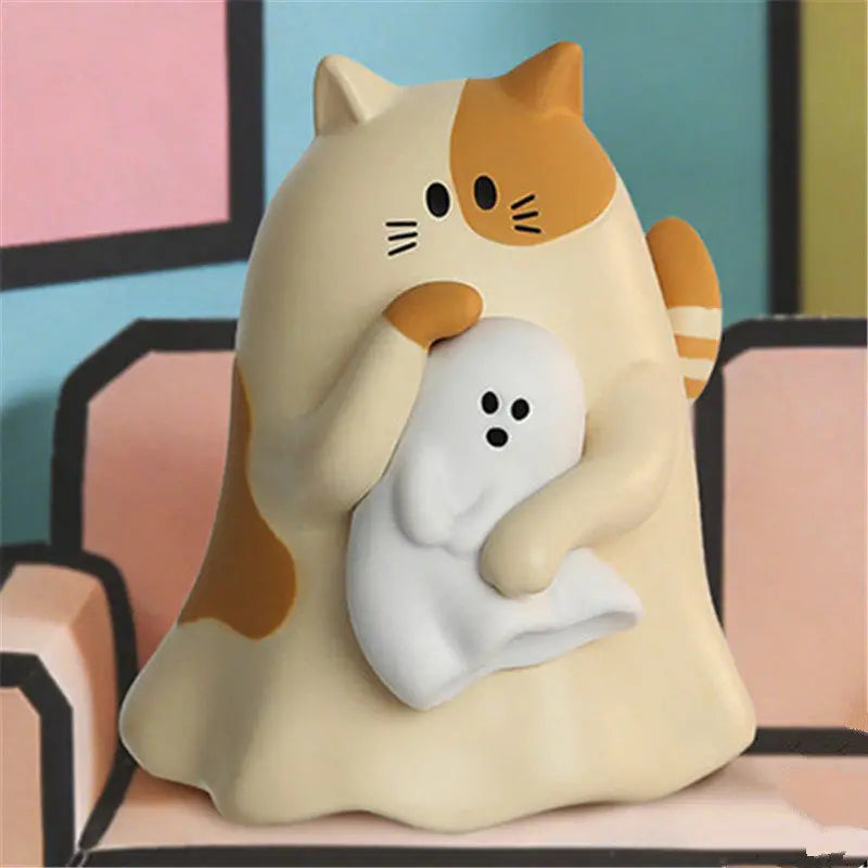Ghody Behold My Cat Series, Caja Sorpresa con Figuras de Gatos, Lindas Mini Figuras de Anime Coleccionables, Decoración de Escritorio, Caja Misteriosa, Regalo para Niñas