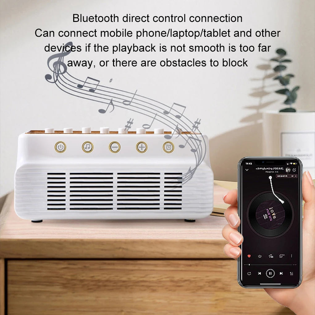 Máquina de sonido blanco para bebés con 8 sonidos naturales, altavoz inalámbrico compatible con Bluetooth, caja de música portátil, herramienta de ayuda para dormir en el dormitorio