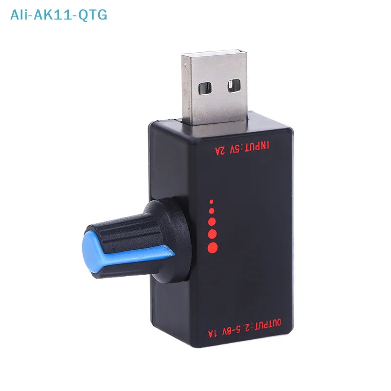 Controlador de velocidad por inducción para ventilador de 5W DC5V2A con interruptor, protección USB, tipo C, controlador de ventilador de refrigeración para portátil y teléfono móvil
