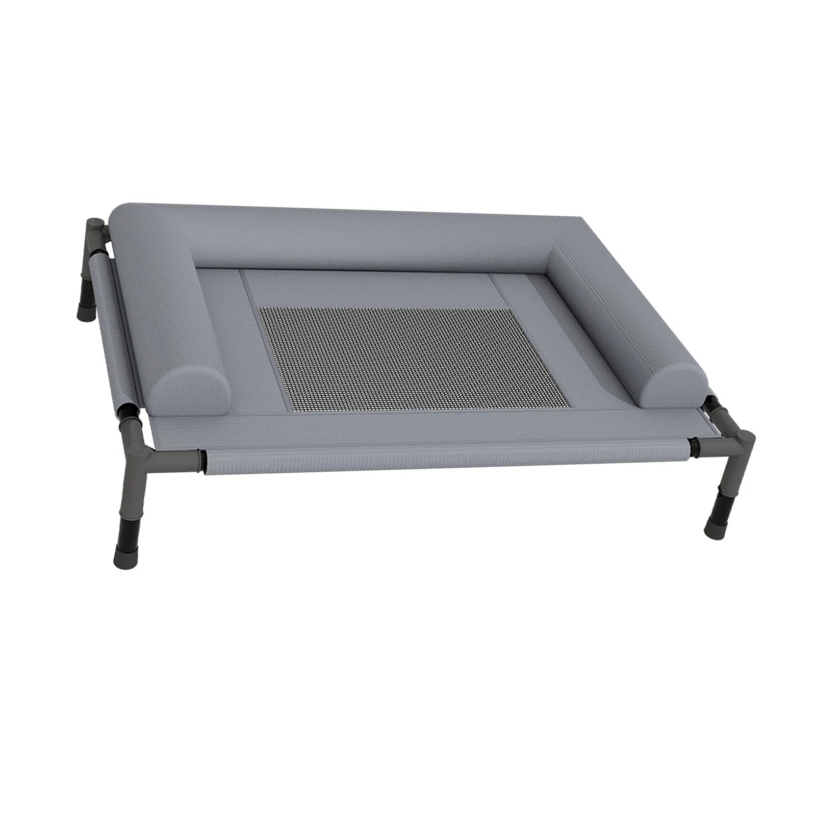 Muebles para mascotas, cama elevada de malla, transpirable con almohada, cama elevada para perros y gatos, extraíble, exterior, Camping, tren para tomar el sol, hogar, césped
