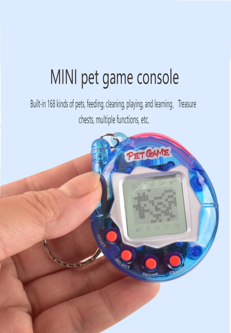 Juguete interactivo para mascotas virtual 3D - Edición de coleccionista - Azul aguamarina |   Regalo perfecto para vacaciones y jugadores Tamagotchi
