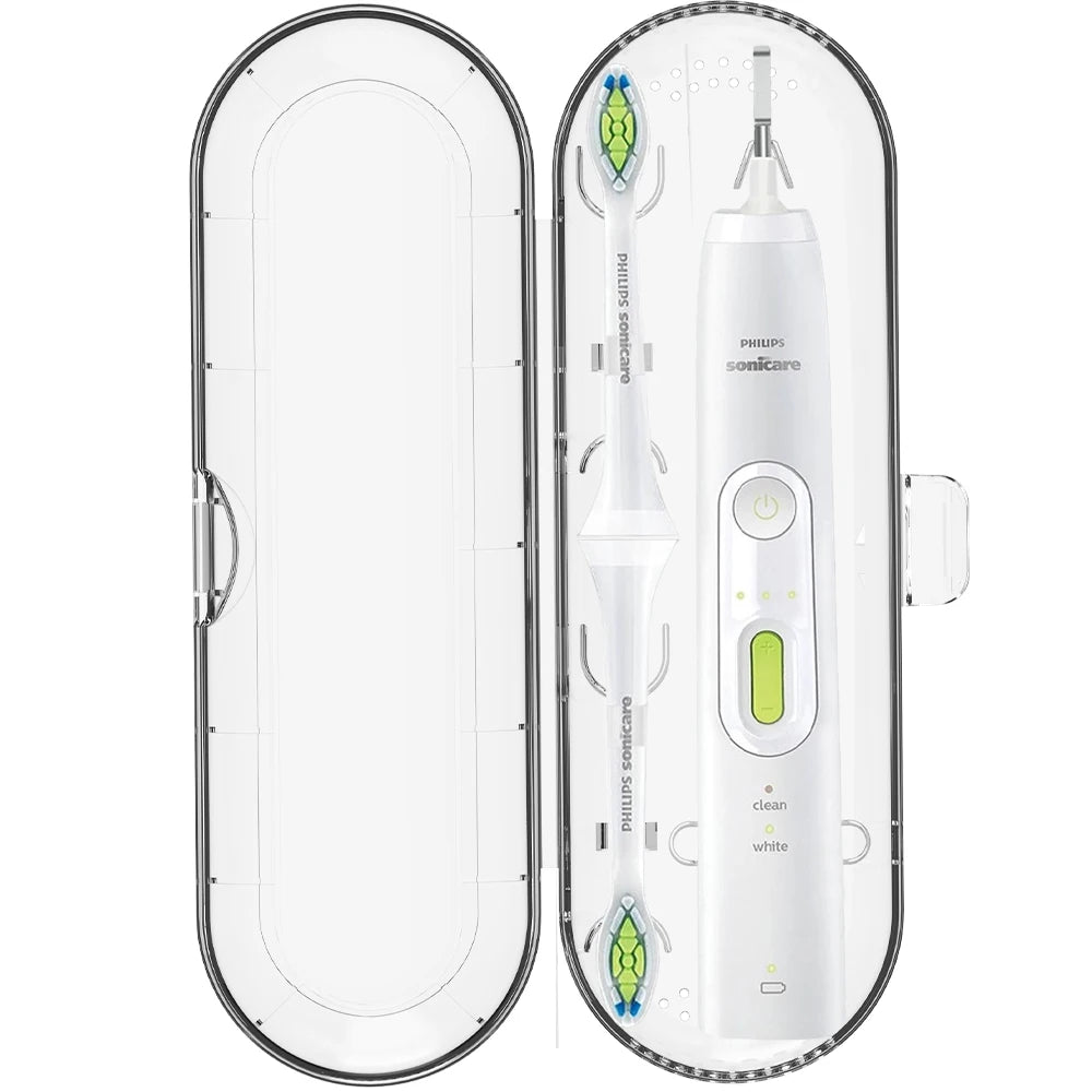 Estuche de viaje para cepillos de dientes eléctricos Philips Sonicare, Oral B y la mayoría de otros cepillos de dientes eléctricos, caja protectora portátil de limpieza
