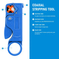 Alicates de pelado, herramientas para cables de decrustación, pelador, llave hexagonal de acero inoxidable, accesorio, recto eléctrico aislado