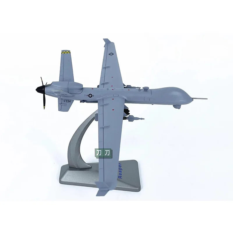 Escala 1:72, MQ-9 de los Estados Unidos, ataque de reconocimiento, modelo de avión UAV, simulación, producto terminado, decoración, exhibición de colección