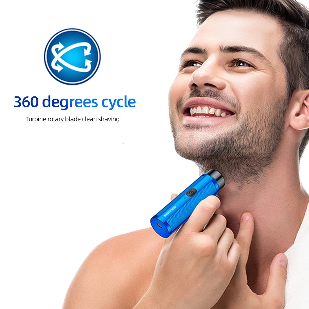 Mini Afeitadora Eléctrica Portátil Recargable, Depiladora, Máquina de Afeitar para Mujeres y Hombres, Mini Afeitadora para Auto, Herramientas de Afeitado Eléctrico