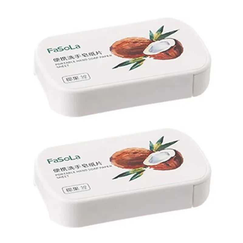 50-200 Piezas de Jabón de Papel Portátil Mini con Aroma a Fresa, Jabón de Manos Desechable, Jabón de Papel para el Cuidado de las Manos, Jabón de Limpieza, Artículos de Baño y Viaje