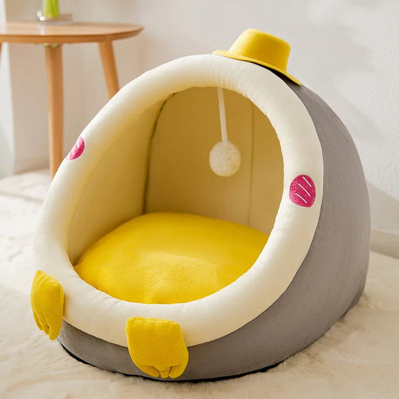 Casa plegable para mascotas, estera para perrera para perros, animales, gatos, nido para gatitos, cesta para perros pequeños, peluche, cueva de Chihuahua, cama, 2022