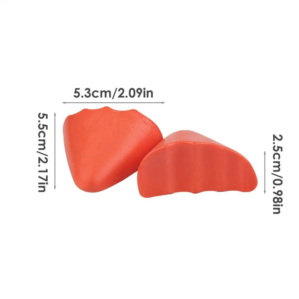 Rellenos de dedos para zapatos, relleno de zapatos de espuma de PU suave y grueso, 1 par de inserciones para los dedos, embutidor de zapatos cómodo antidesgaste para zapatos informales