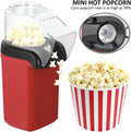 Iruibo 2026 Máquina de Palomitas Eléctrica Premium, Mini Popper de Aire Caliente, Calentamiento Rápido, 98% Tasa de Explosión, Compacta y Estilizada para Snacks Caseros Rápidos en Cocina Hogar