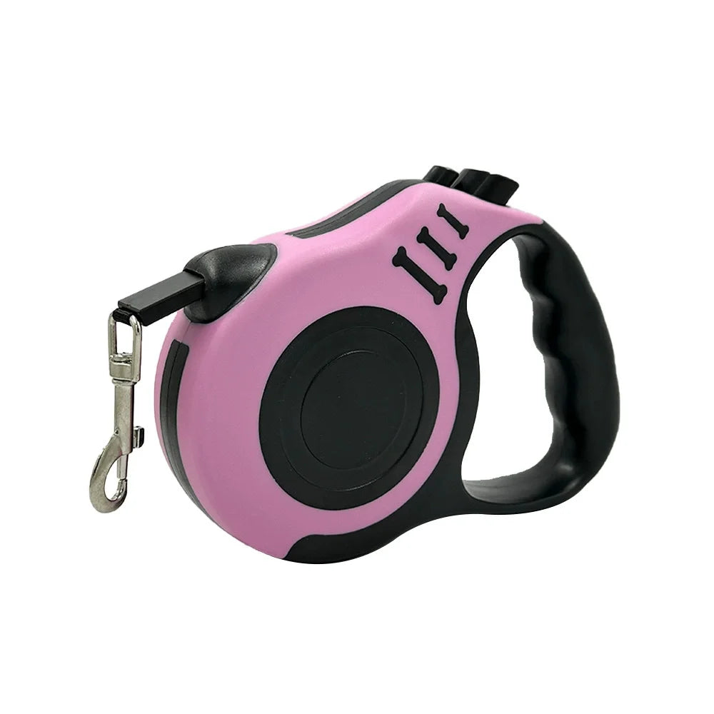 Correa Retráctil Automática para Mascotas, Cuerda de Nailon Resistente para Pasear Perros, Cuerda de Tracción Ajustable para Gatos, Dispositivo de Tracción Antirrotura para Mascotas