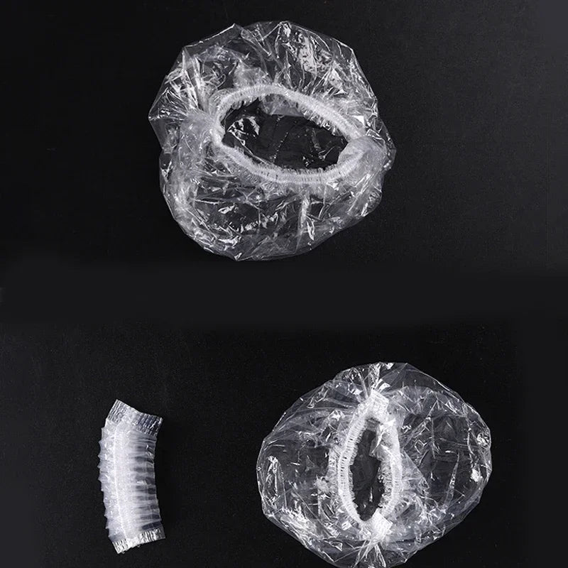 100 Uds cubierta de oreja desechable Protector de oreja para gorros para teñir el cabello orejeras de ducha de baño herramientas de peluquería accesorios de peluquería