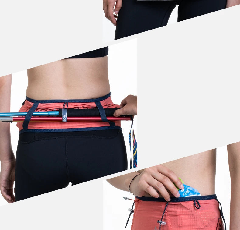 AONIJIE W8101 cinturón de hidratación para correr riñonera bolsa de dinero de viaje Trail Marathon gimnasio entrenamiento Fitness soporte para teléfono móvil
