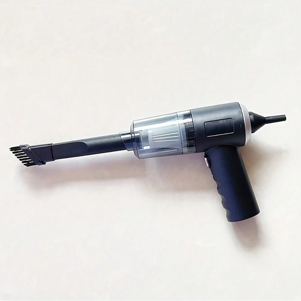 Aspiradora 3 en 1 con función de succión y soplado integradas, aspiradora combinada con carga USB, aspiradora pequeña para coche y hogar