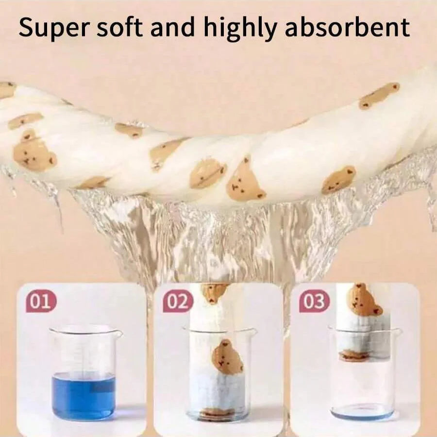 Toallas para bebé de 5 piezas, toallas para la cara, toallas cuadradas ultrasuaves y cómodas para recién nacidos, multifuncionales y versátiles, lavables, suaves y agradables para la piel, cómodas para uso del bebé, ade