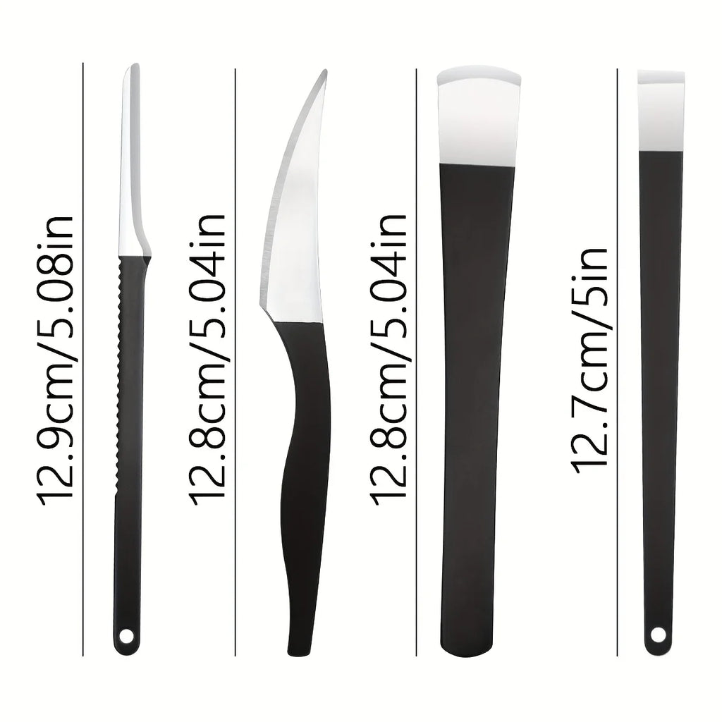 5 uds nuevos cuchillos para uñas de los pies, afeitadoras de callos, juego de cuchillos para pedicura, Kit de herramientas profesionales para pedicura con caja de almacenamiento, piel muerta