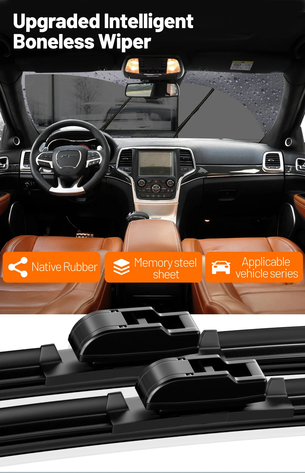 Limpiaparabrisas delanteros para BMW X3 F25 2010-2017 2011 2012 2013 2016 parabrisas ventana delantera 26 "+ 20" Accesorios