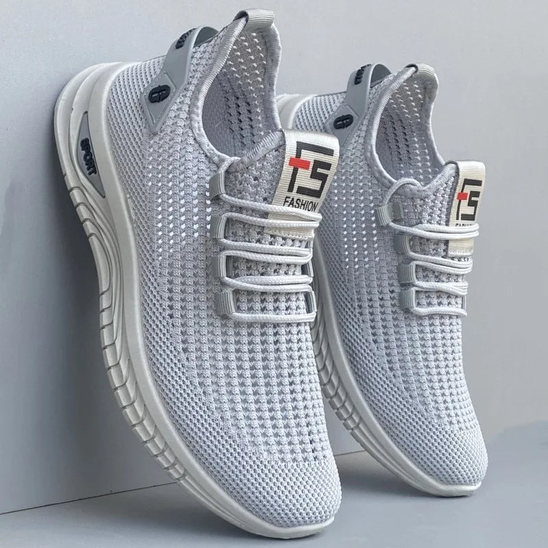 Zapatillas Deportivas Casuales Transpirables para Hombre, Primavera 2025, Nuevas con Superficie de Malla, Estilo Coco, para Deportes al Aire Libre, Ligeras y Cómodas