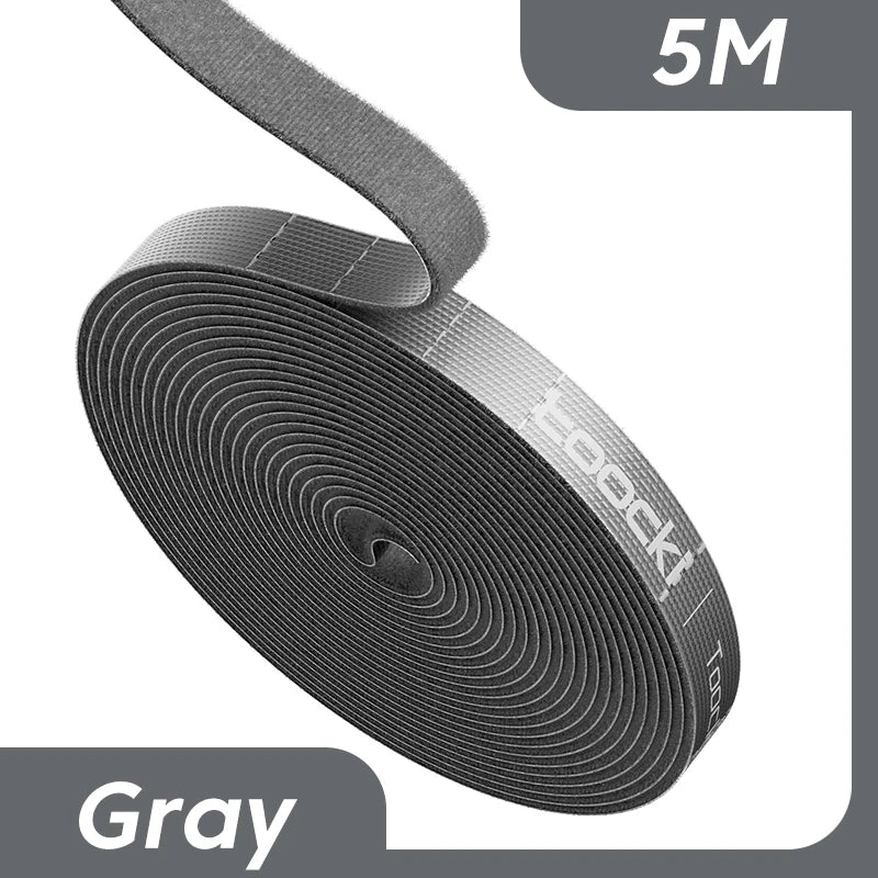 Toocki-organizador de cables, gestión de cables, Organizador en forma de lágrima, bridas enrolladoras, accesorios para teléfono, organizador de cables y Cables