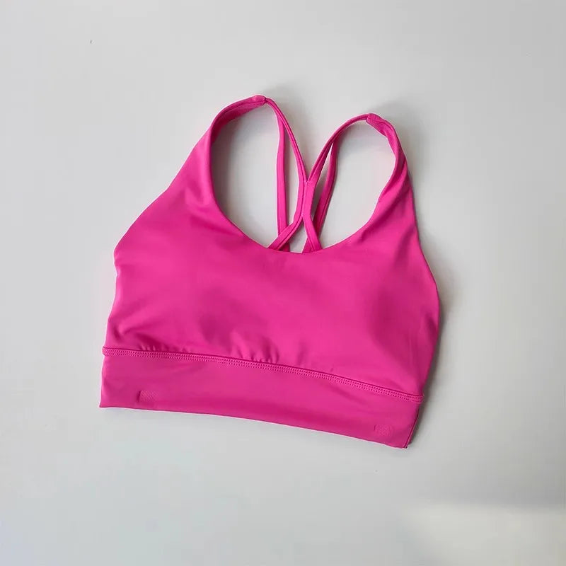 Conjunto de Yoga transpirable para mujer, traje deportivo de 2 uds, ropa de gimnasio, ropa de entrenamiento, Top corto de gimnasia, Legging de cintura alta, conjunto de sujetador de Fitness, trajes deportivos