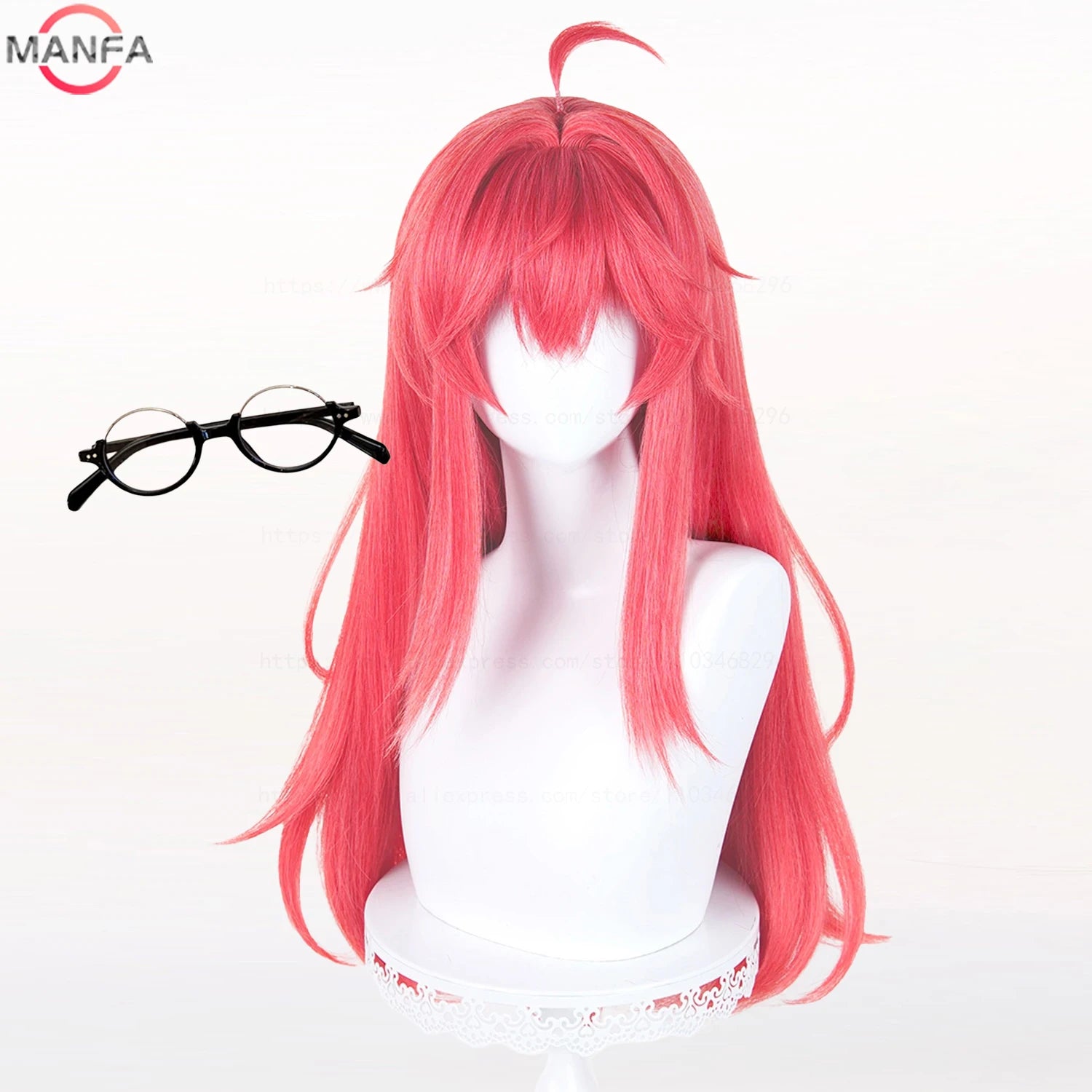 Peluca de cosplay Nanally Coluccis, pelucas sintéticas resistentes al calor para anime + gorro para peluca