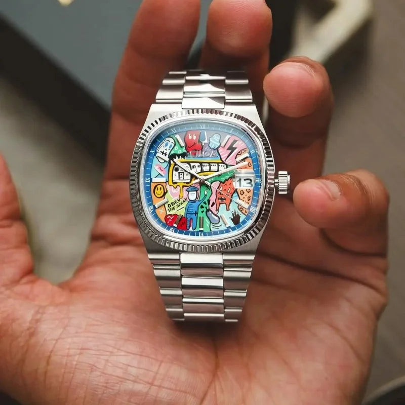 Reloj cuadrado retro para hombre, marca de lujo ligero, regalo genuino, nuevo 2026, correa de acero inoxidable, reloj de cuarzo impermeable