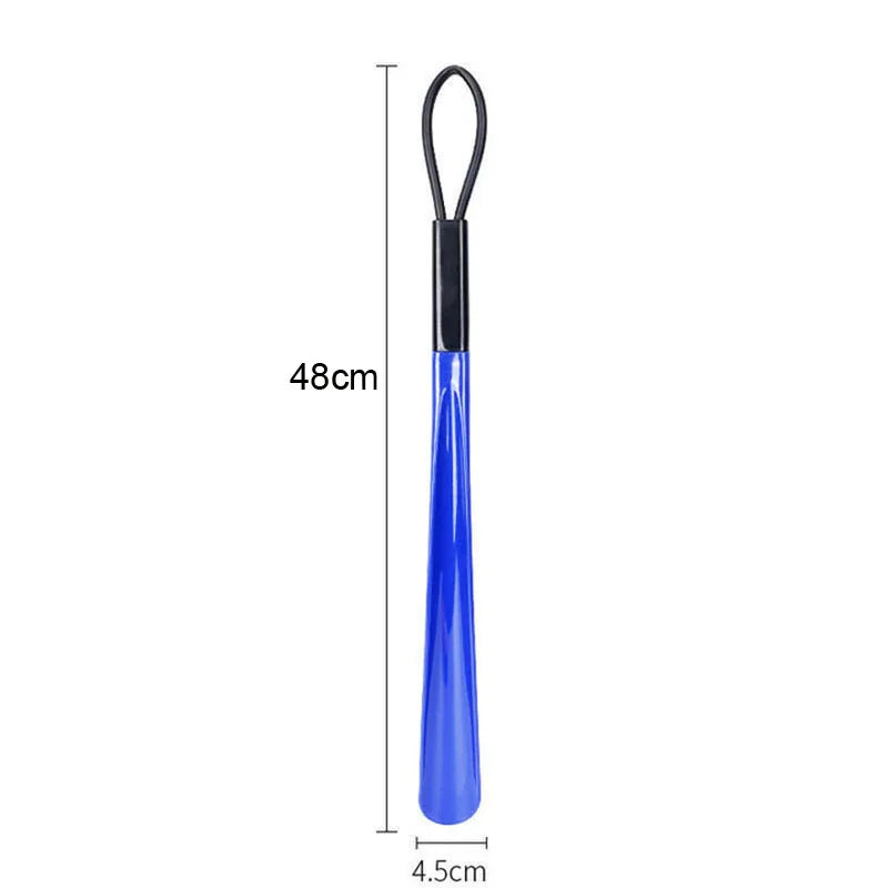 Cuernos de zapatos de plástico flexible Extra largos para mujeres embarazadas, no requiere flexión, cucharas de zapatos duraderas, uso de asistentes de zapatos, 1pc