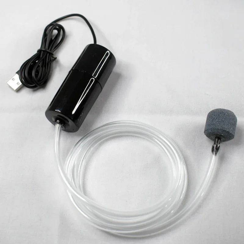 Filtro de Acuario Colgante, Mini Cascada, Bomba USB, Accesorios para Acuario, Filtro de Esponja para Limpieza y Circulación de Peceras Pequeñas