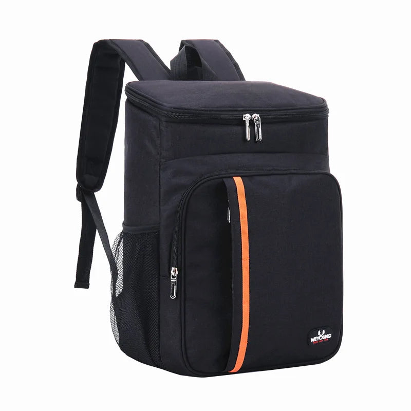 Bolsa de almuerzo térmica portátil de 18L, caja de comida duradera, resistente al agua, funda con aislamiento de hielo, mochilas para cena Oxford para acampar, Icebox